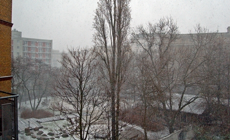 Berlin i dag - vinteren gjør et heftig comeback (foto: oaø, CC-lisens:by-nc) 